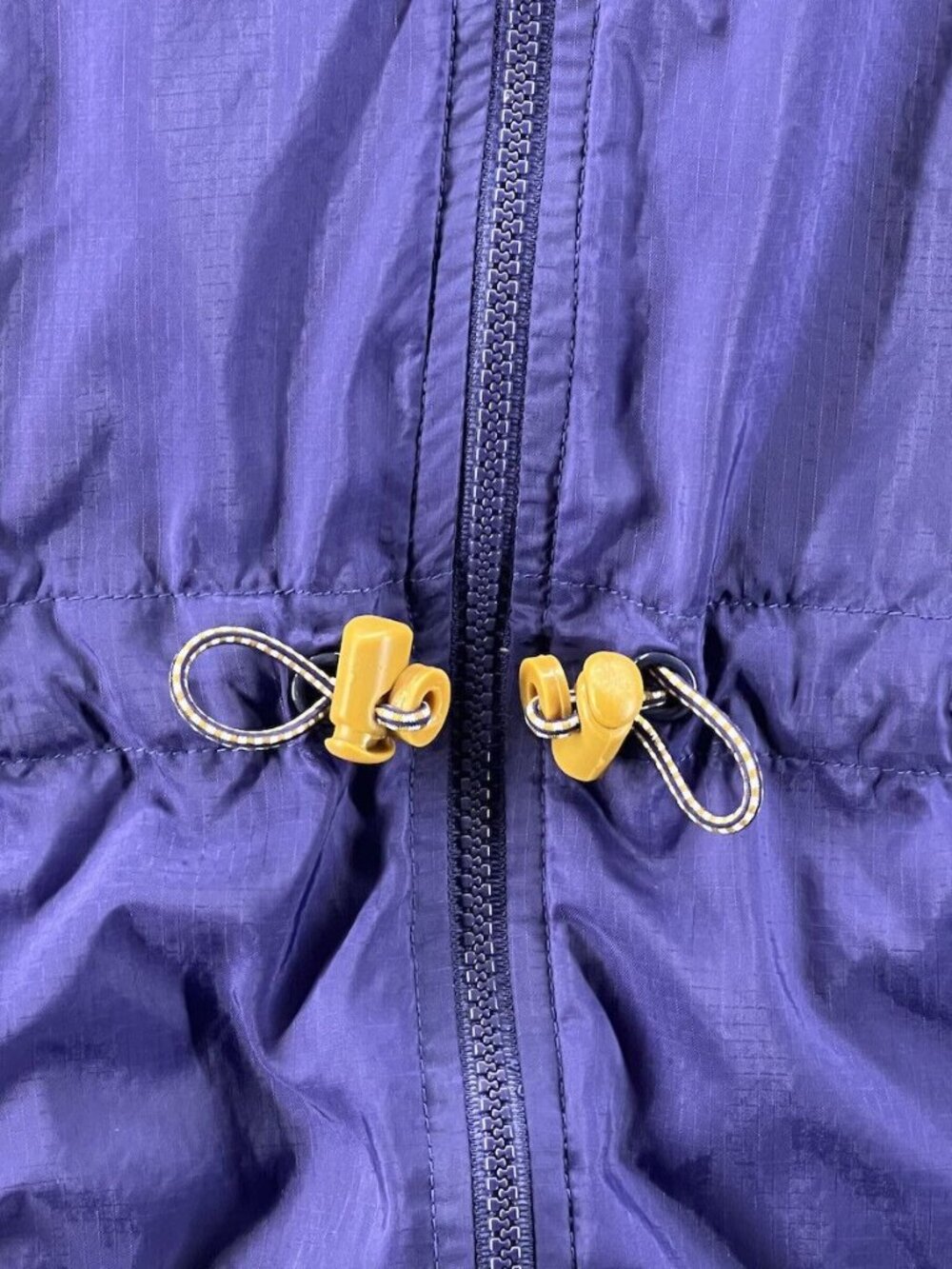 Vintage Nike Windbreaker Jacket L Purple/White/Gold Colorblock Zip-Up - Picture 7 of 10